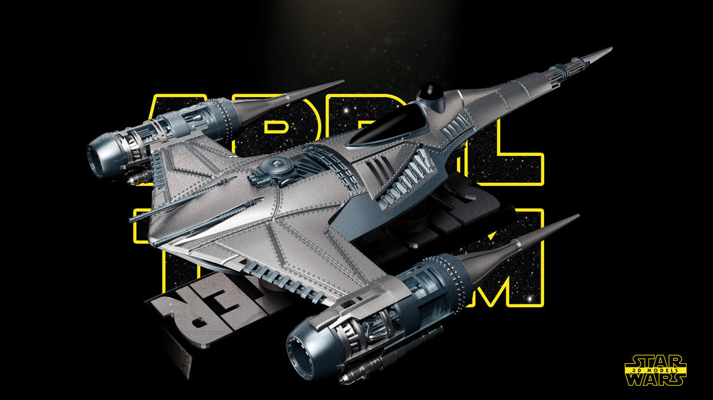 N-1 Starfighter Mando - Star Wars 3D Models