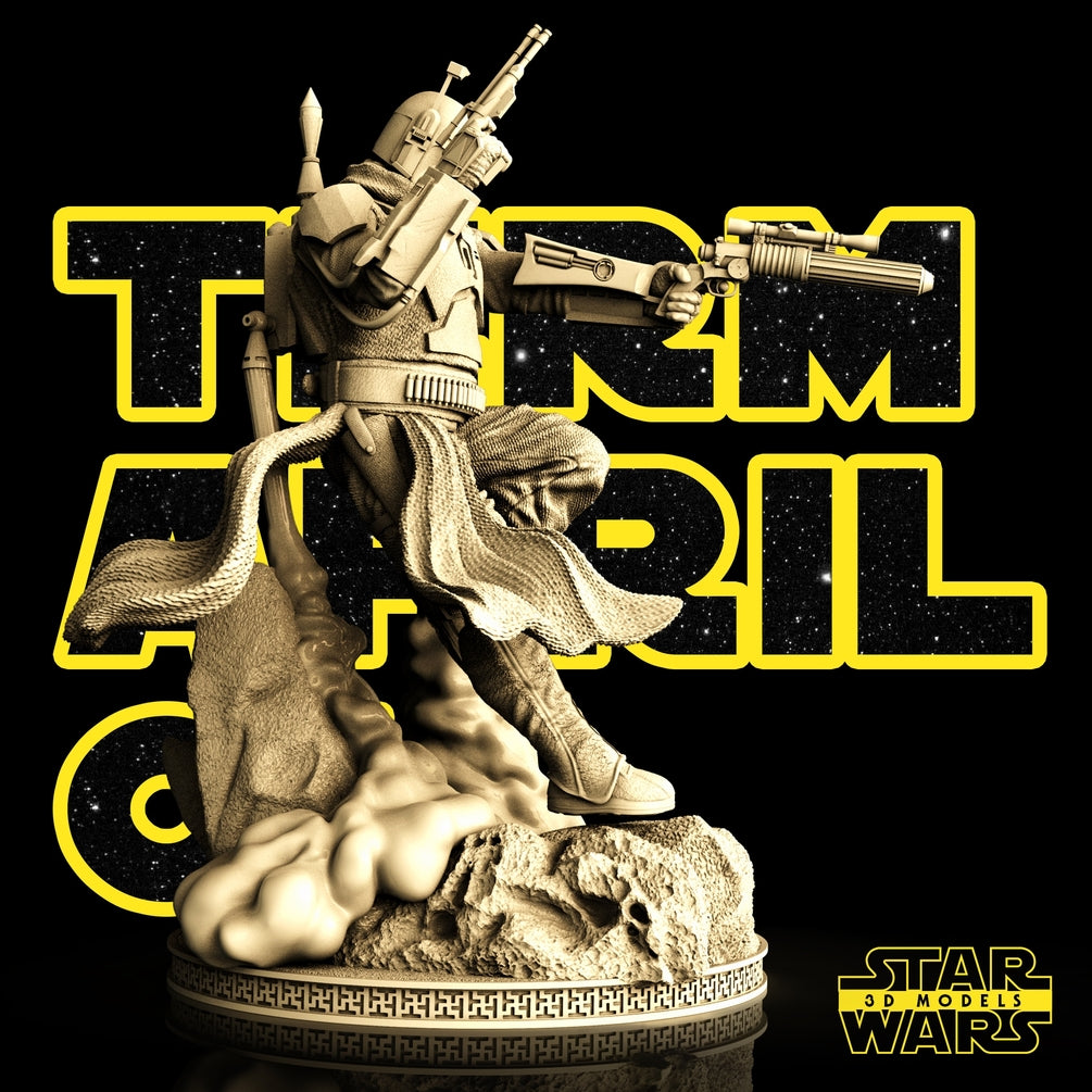 Boba Fett Sculpture