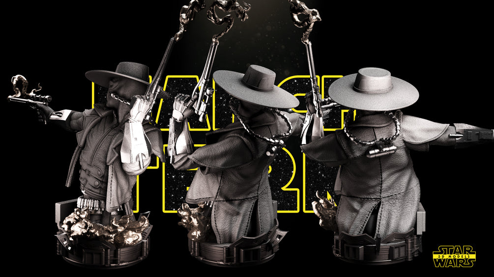 Cad Bane Bust - Star Wars 3D Models