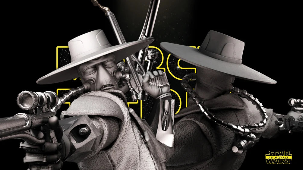 Cad Bane Bust - Star Wars 3D Models