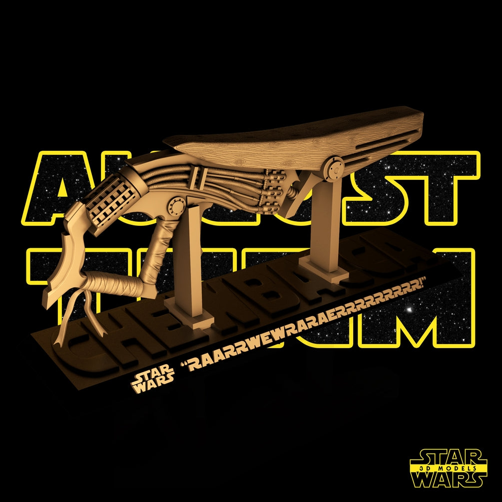 Chewbacca Slugthrower Sculpture - Star Wars 3D Models
