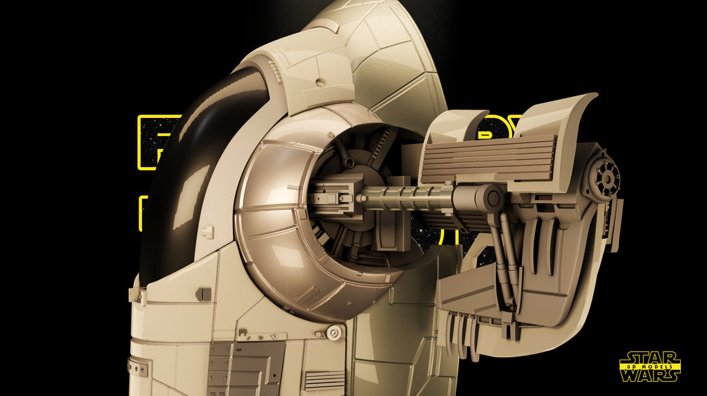 Slave 1 - Star Wars 3D Models