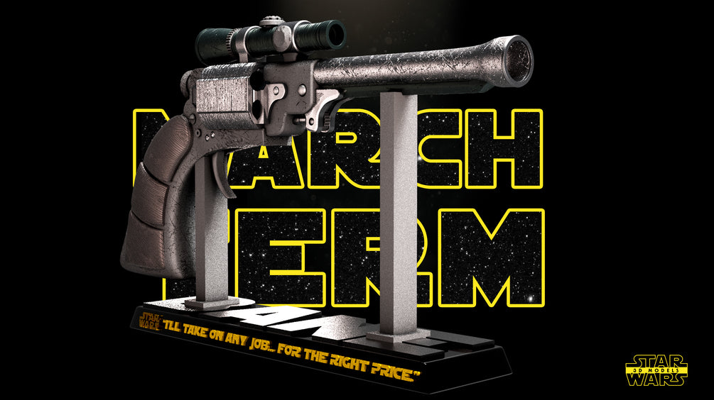 Cad Bane Blasters LL-30 #2 - Star Wars 3D Models